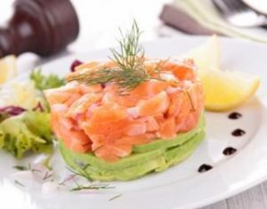 Tartare saumon avocat
