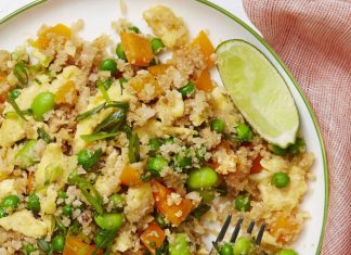 Salade de chou-fleur et légumes
