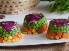 Terrine de légumes en gelée avec Thermomix