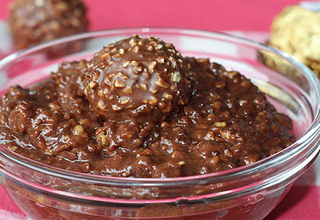 pudding-Ferrero Rocher au Thermomix Ferrero Rocher Dessert Cream with Thermomix